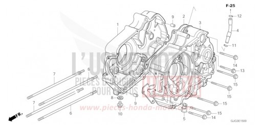 CARTER MOTEUR CRF50FP de 2023
